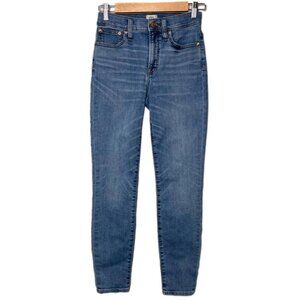 J Crew Denim Womens Size 25 9" High Rise Toothpick Jeans Light Wash Stretch